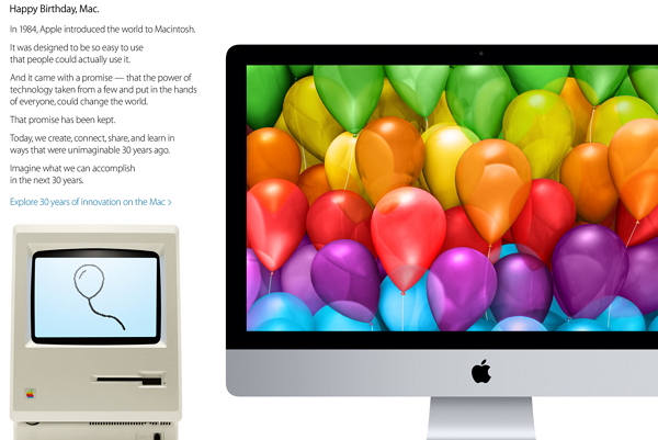 30 ans du Mac chez Apple